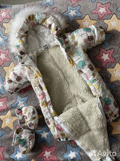 Комбинезон зимний детский, размер 68