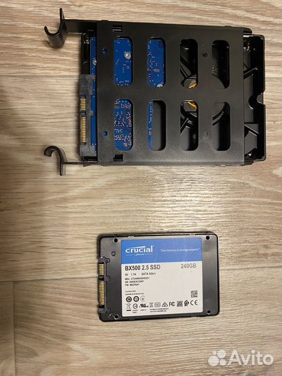 Жесткий диск toshiba 1 тб и ssd crucial 240gb