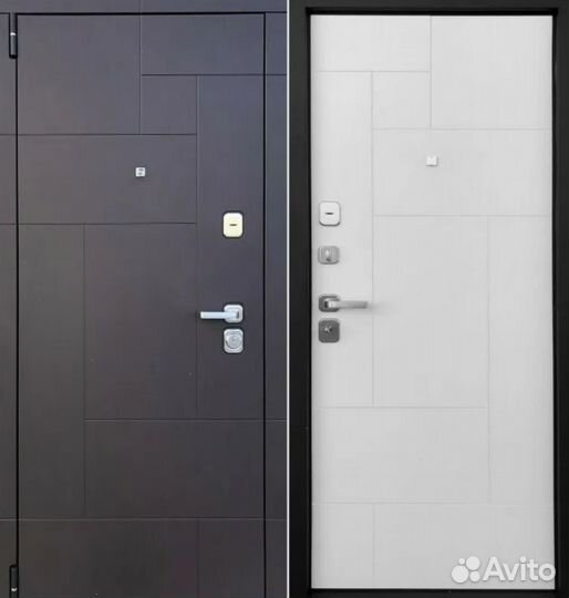 Входные двери с зеркалом