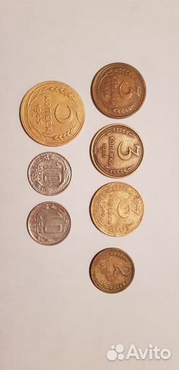 Лот монет раннего СССР (ранние Советы)