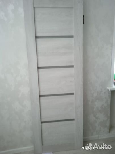 Дверь межкомнатная новая серая