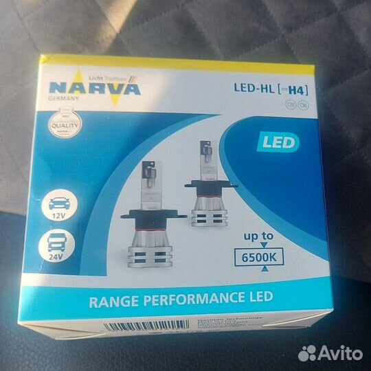 Светодиодные лампочки h4 narva