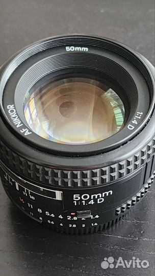 Объектив nikon 50mm f 1.4d af s nikkor