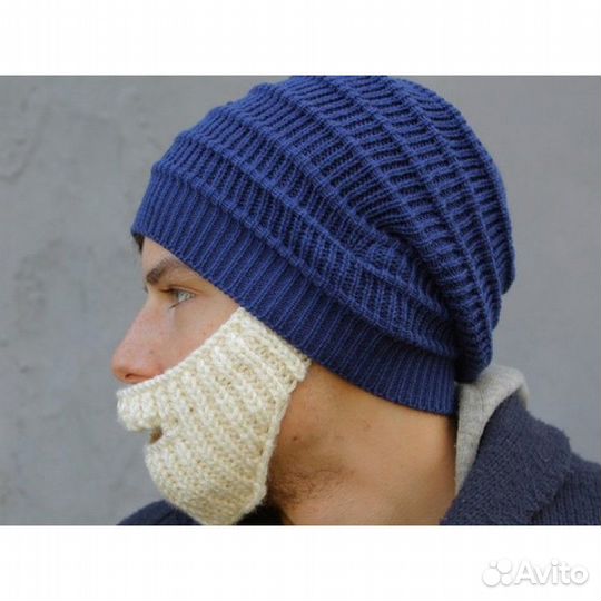Шапка с бородой