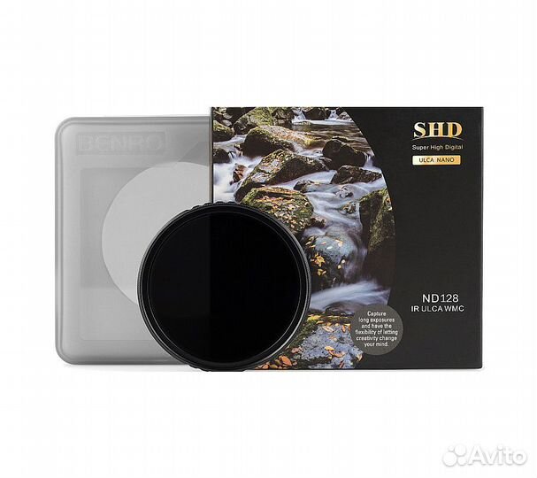Нейтрально-серый фильтр Benro SHD ND128 IR ulca WM