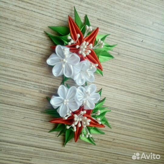 Банты, заколки, повязки ручная работа