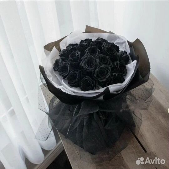 Черные розы