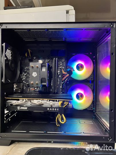 Игровой i3 10100f / rx5700 16ram
