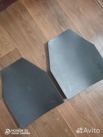 Стальные плиты для бронежилета бр4