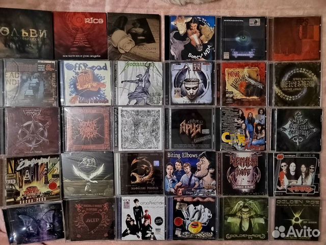 Компакт диски рок