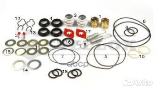 85-07014-SX р/к торм. вала (мпр)на ось-разб+бр