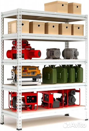 Металлические стеллажи для гаража