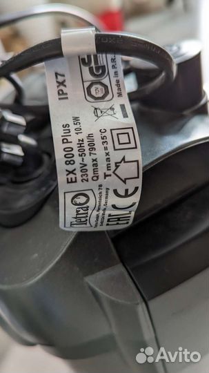 Внешний фильтр tetra ex 800 plus