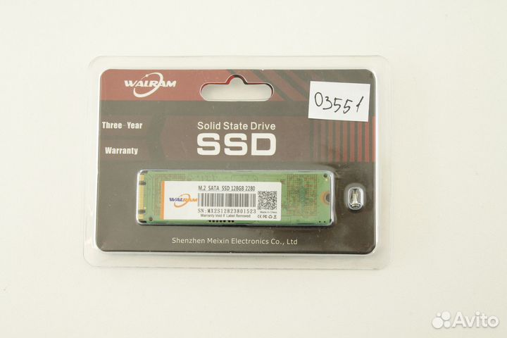 SSD M.2 128 GB Walram