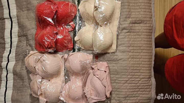 Лифчик женский 100С 9шт,подкладки 9пар