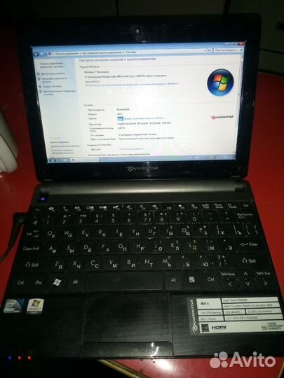 Нетбук packard bell
