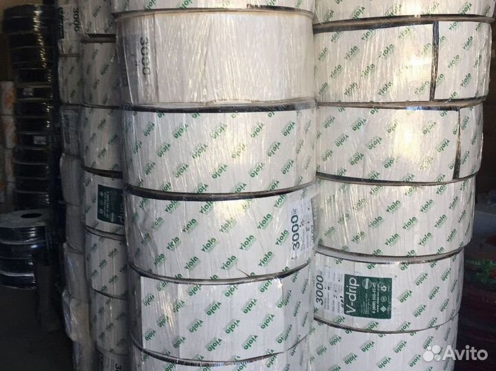 Капельная лента эмиттерная 2500 метров, шаг 30 см