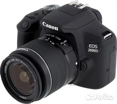 Зеркальный фотоаппарат canon eos 2000d