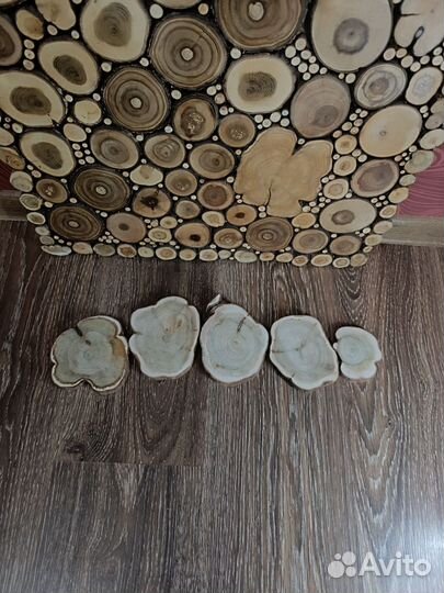 Набор спилов можжевельника для декора и творчества