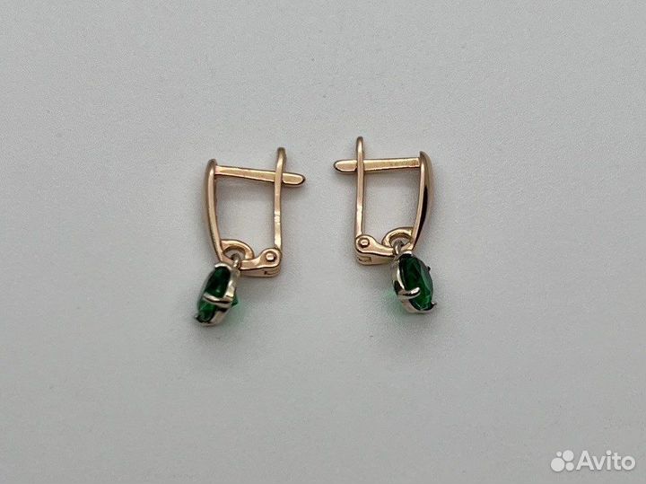 Золотые серьги 585 пробы