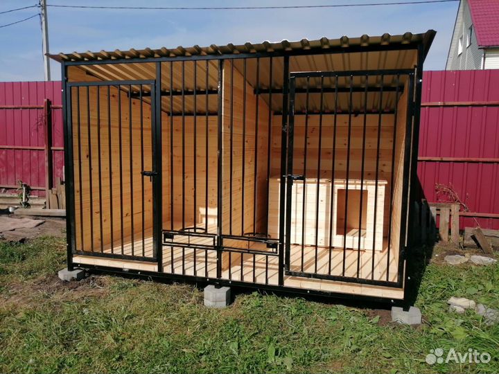 Вольер стандарт-дуплекс для собак