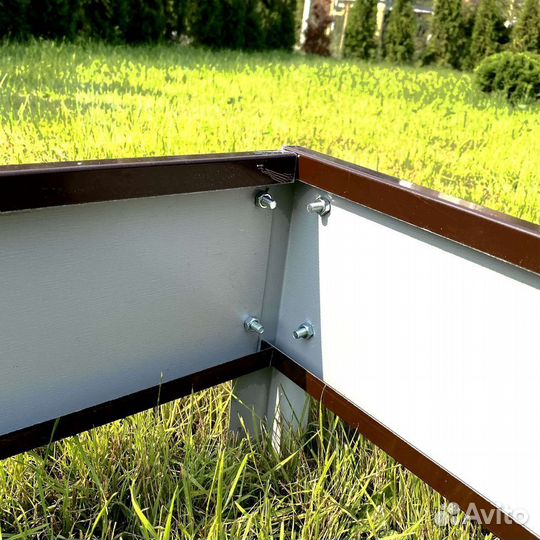 Грядки оцинкованные полимерные