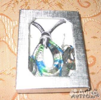 Набор, серьги и ожерелье