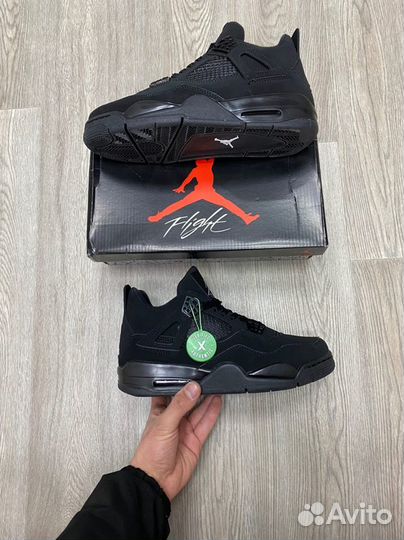 Кроссовки Nike Air Jordan 4 Black Cat (36-45)