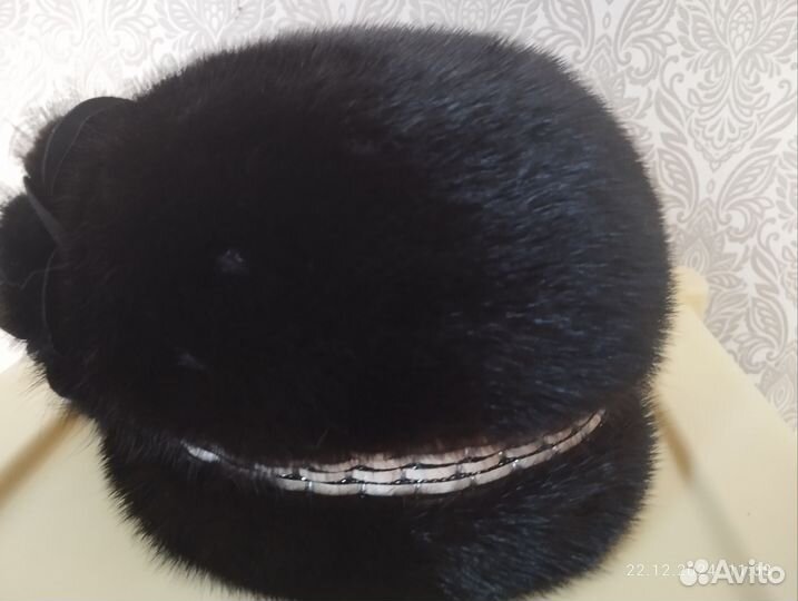 Шапка норковая женская