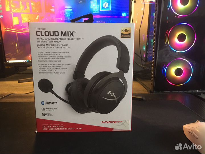 Игровые наушники hyperx