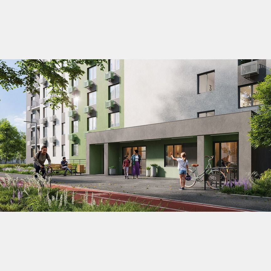 Квартира-студия, 23,3 м², 8/16 эт.