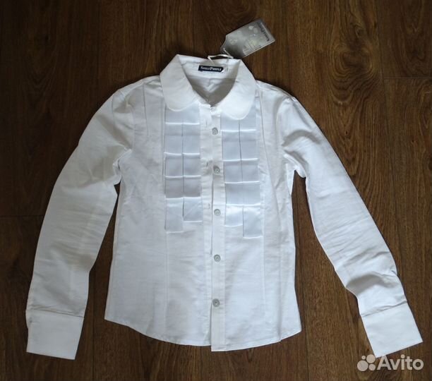 Блузки школьные 140 146 152 158