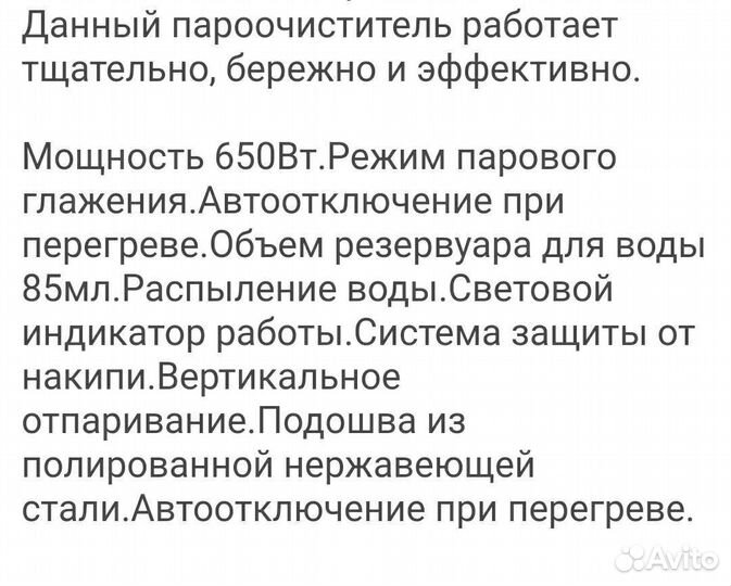 Паровая электрическая щетка