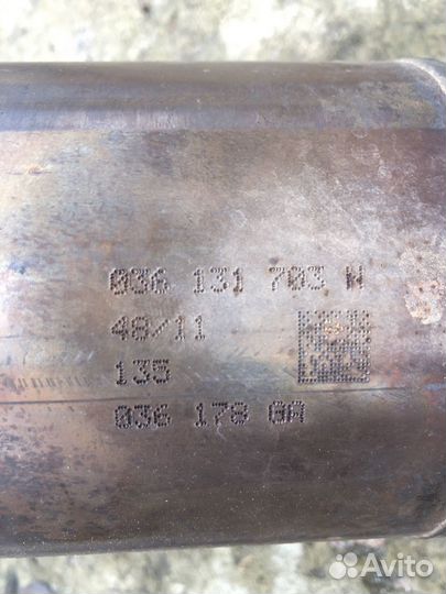 Катализатор Volkswagen polo 2012