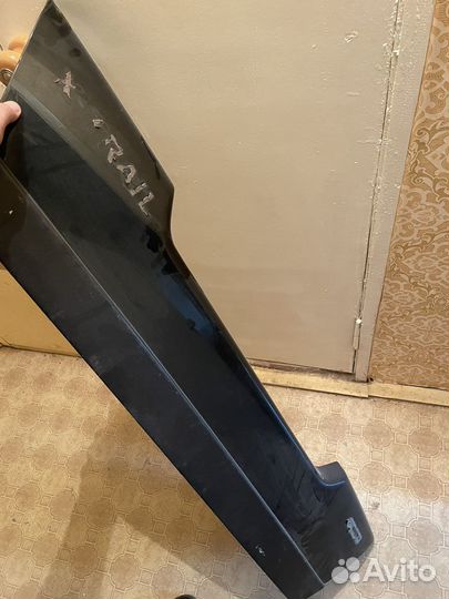 Накладка на задний бампер