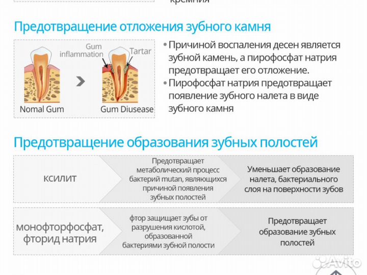 Натуральная зубная паста