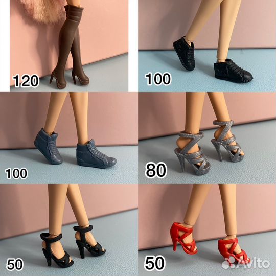 Обувь для куклы барби