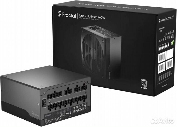 Блок питания fractal design ion+ 2 platinum 860w