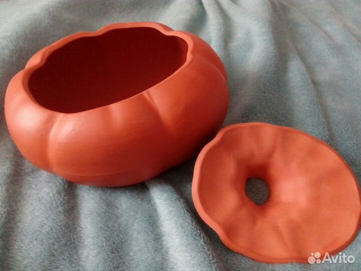 Тыква горшок керамика декор