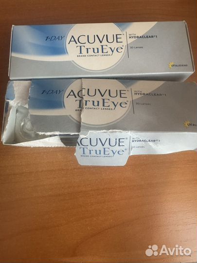 Линзы контактные acuvue TruEye 3.75