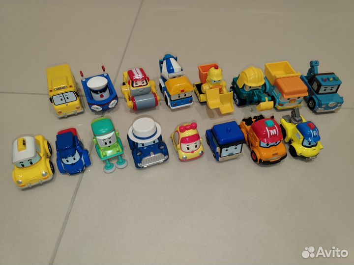 Робокар поли металлические машинки