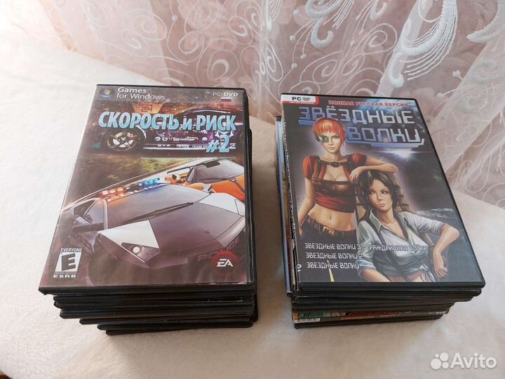 Компьютерные игры диски для пк (набор 25 шт)