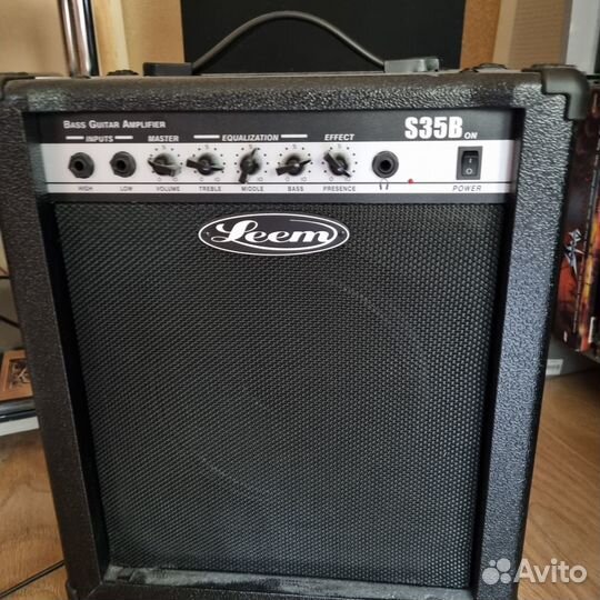 Leem s35b комбоусилитель для бас гитары