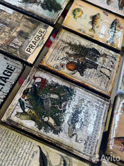 Картина на моссиве дерева