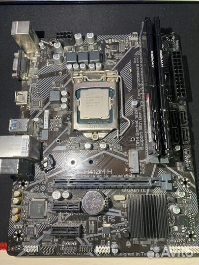 Процессор + Мать + оперативка Intel core i3 10100