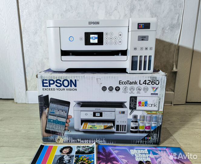 Струйное мфу снпч,wi-fi,двусторонняя печать Epson