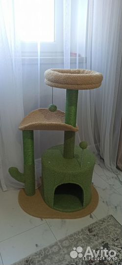 Когтеточка домик для кошки