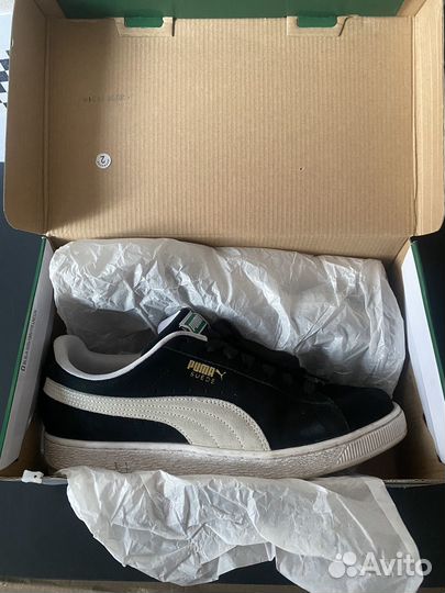 Кроссовки Puma Suede Classic + black-white