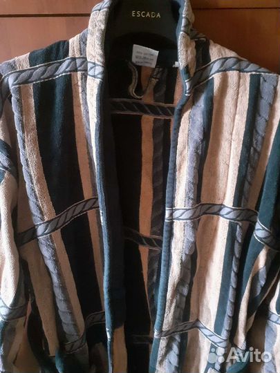 Мужской махровый халат хлопок