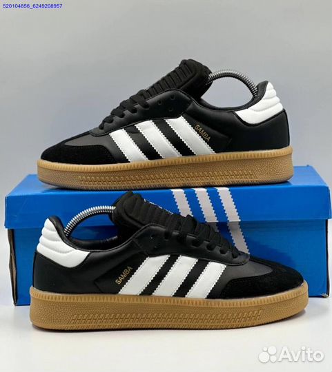 Кроссовки Adidas Samba Black (Арт.17725)